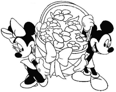 Disney Easter Coloring Pages - Part 7